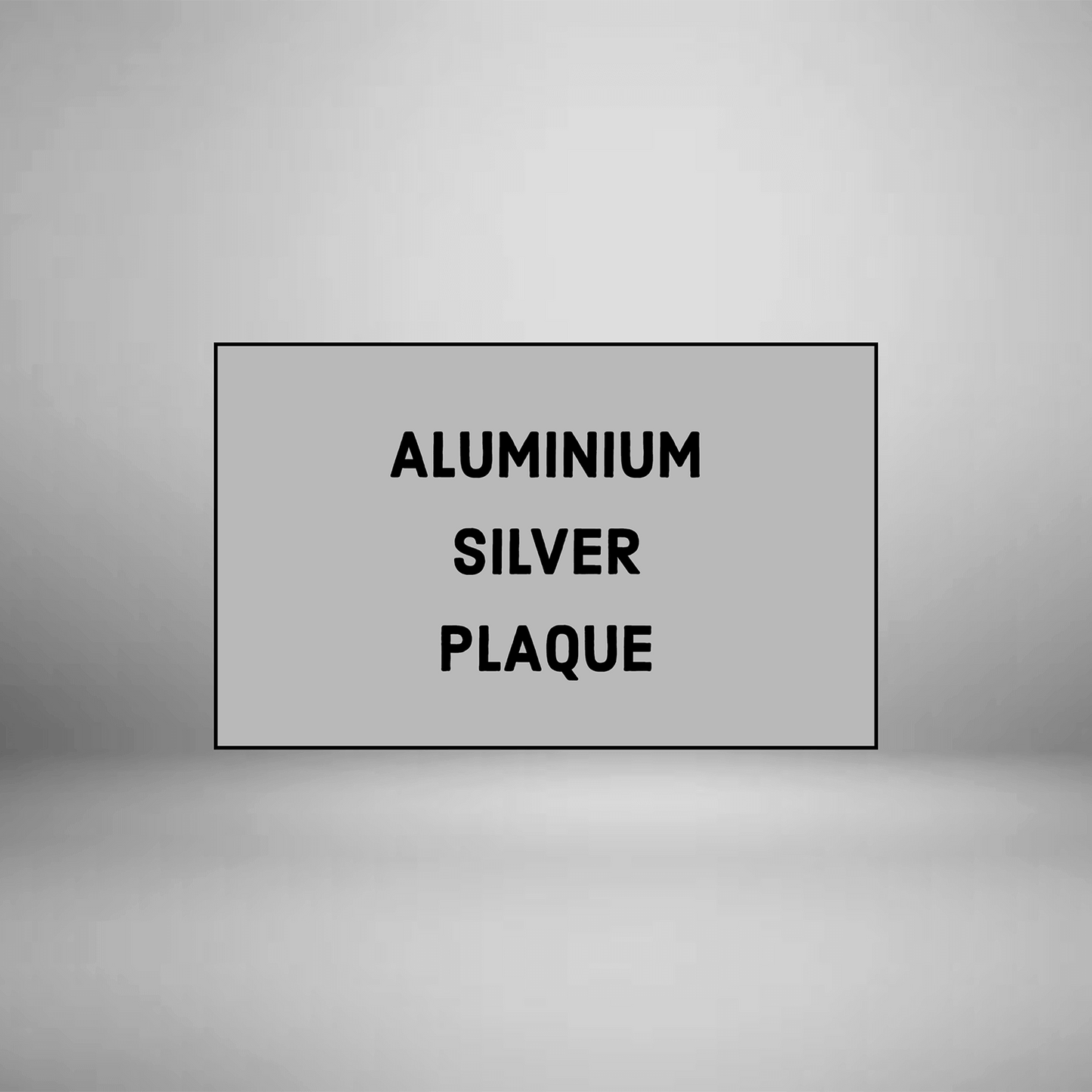 Aluminium Trophy Plaque