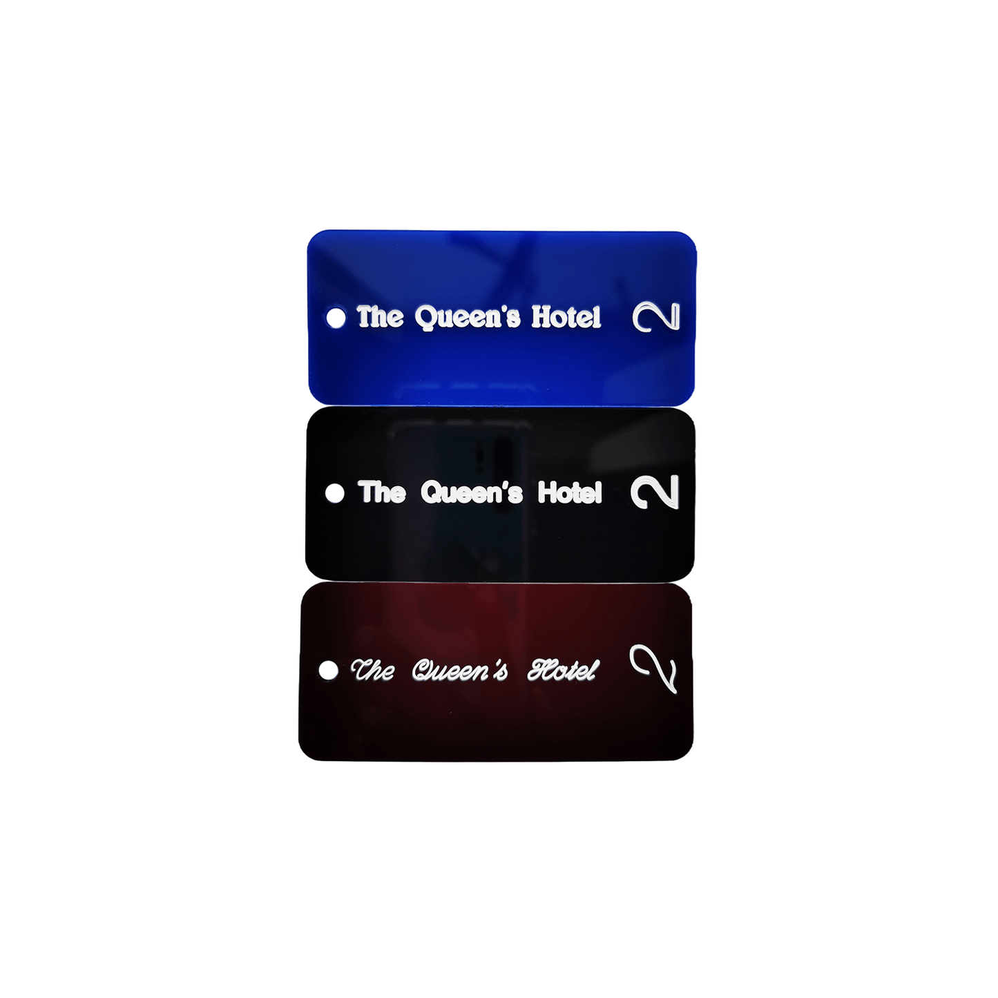 Acrylic Key Tag Oblong
