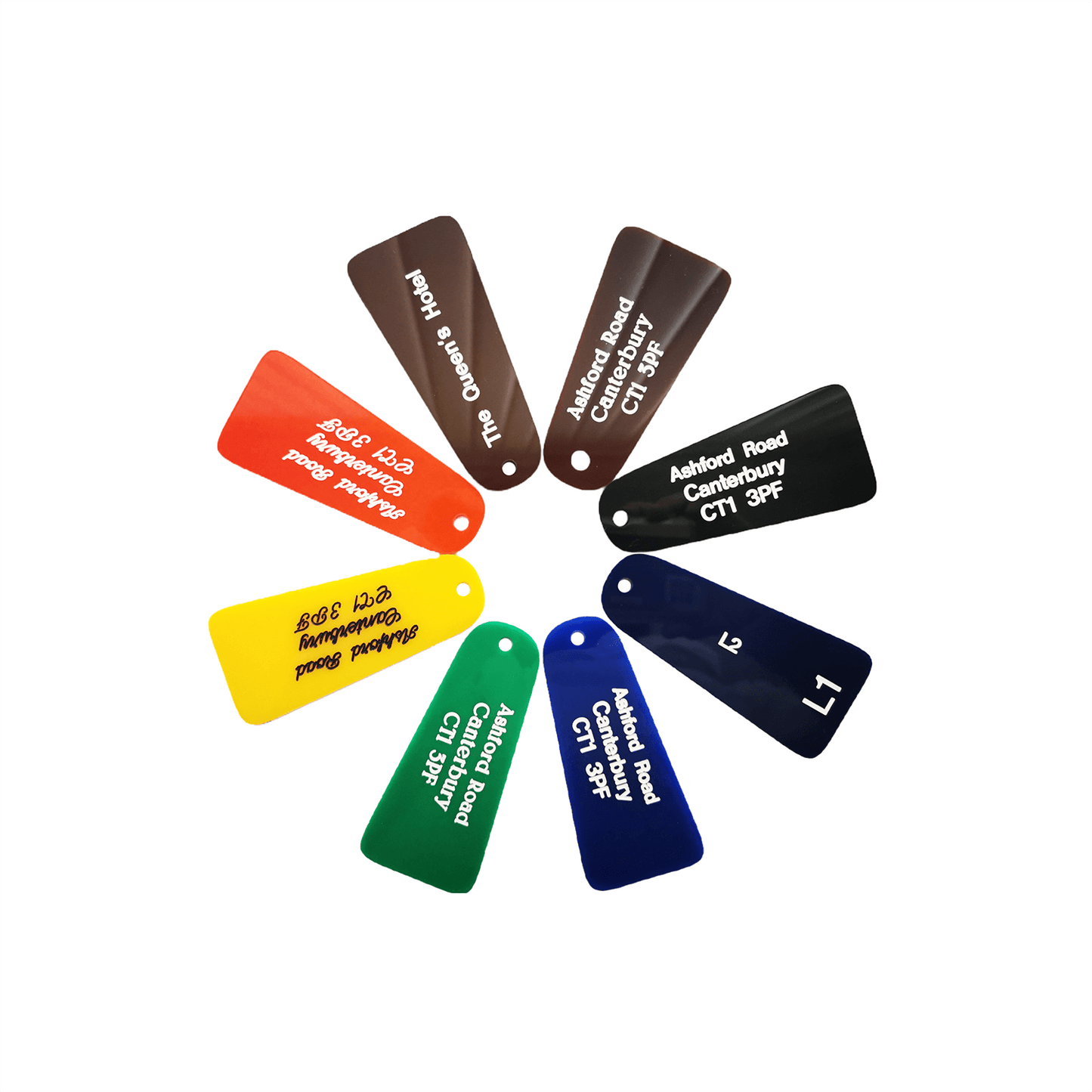 Acrylic Key Tag Bell