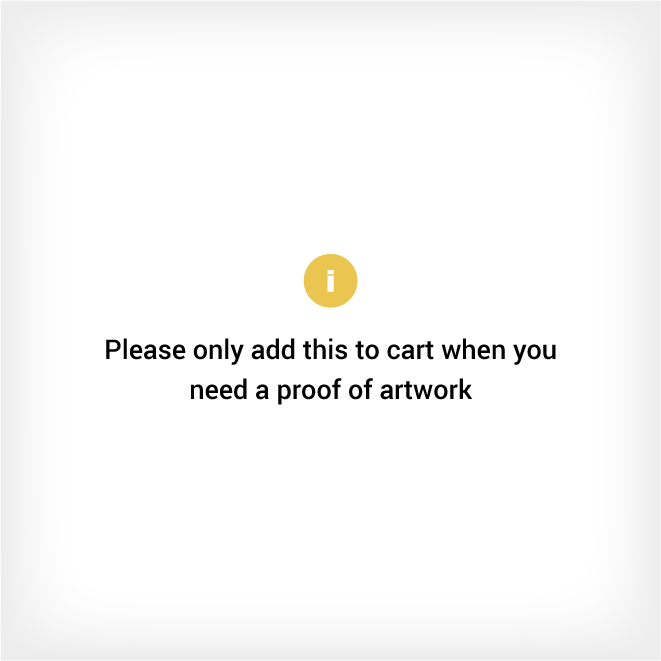 Proof of Artwork