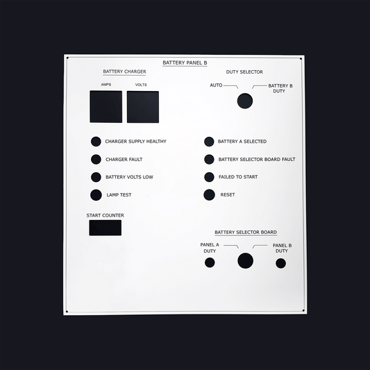 Customised Traffolyte Control Panel/Label