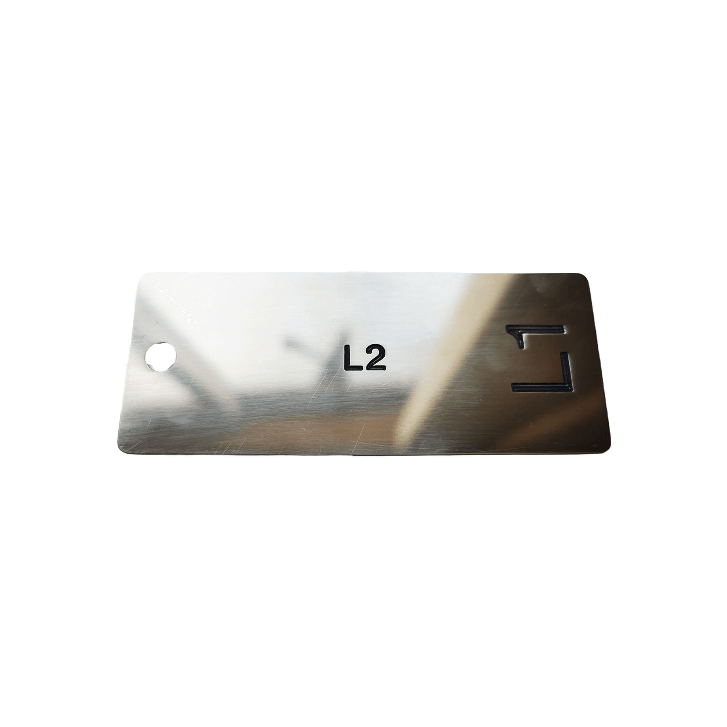 Brass Key Tag Oblong