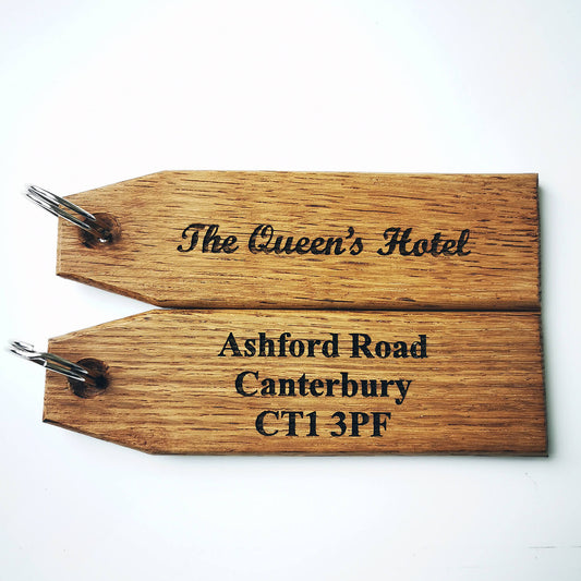 Wooden Key Tag